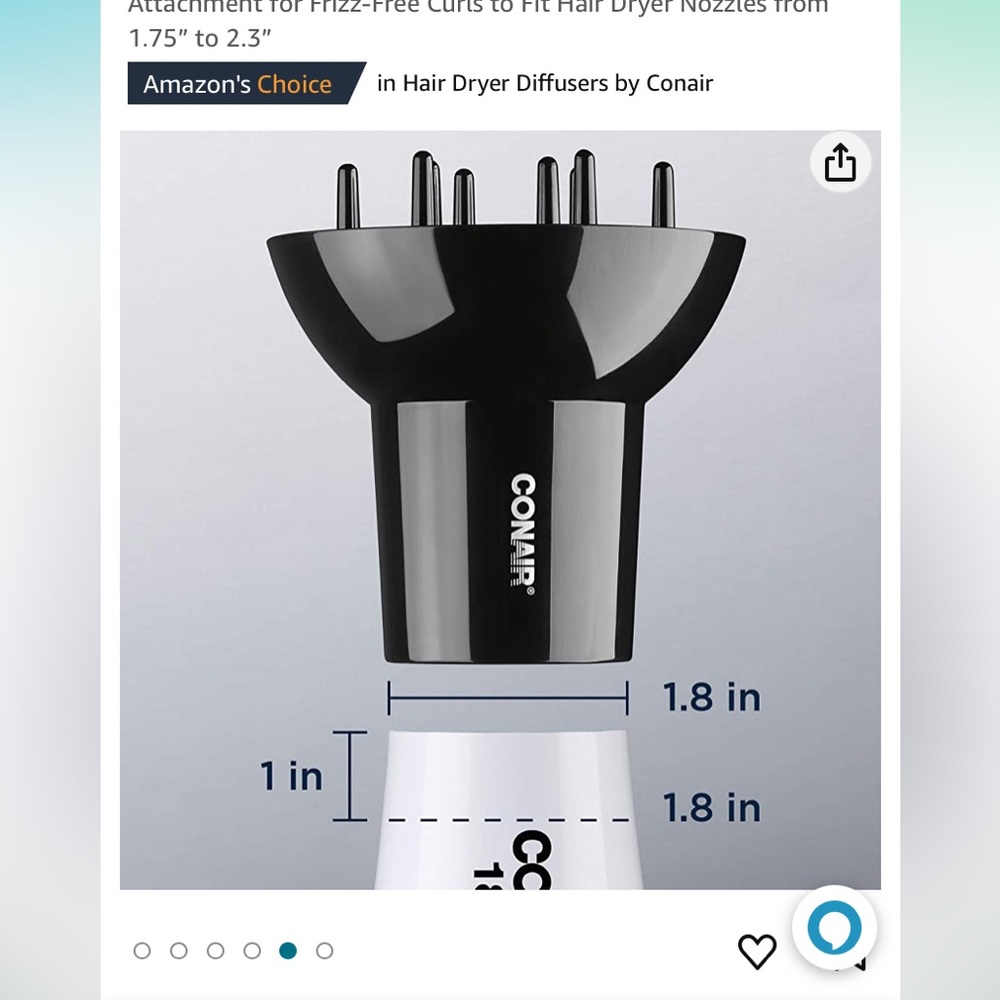Conair universal diffuser attachment - Picture 6 of 10